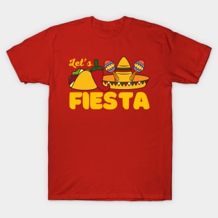 Lets Fiesta Cinco De Mayo Funny T-Shirt